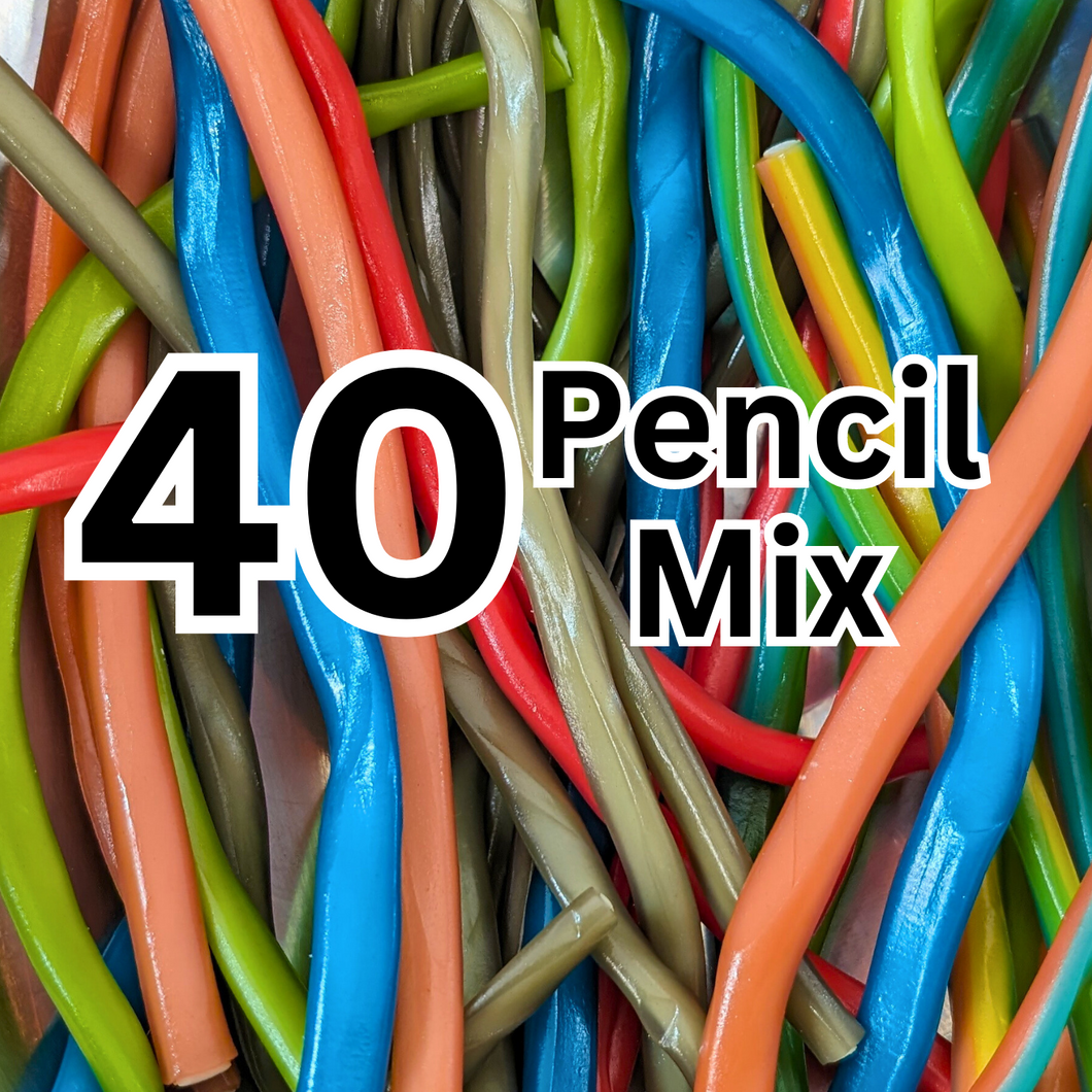 Mixed Pencils Pouch (40 Pencils)