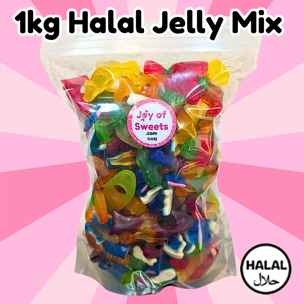 Halal 1kg Assorted Jelly Mix