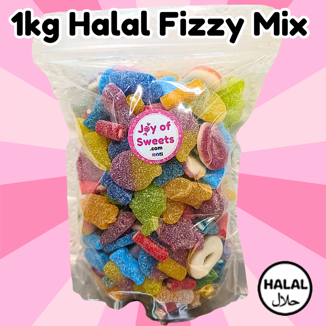 Halal 1kg Assorted Fizzy Mix