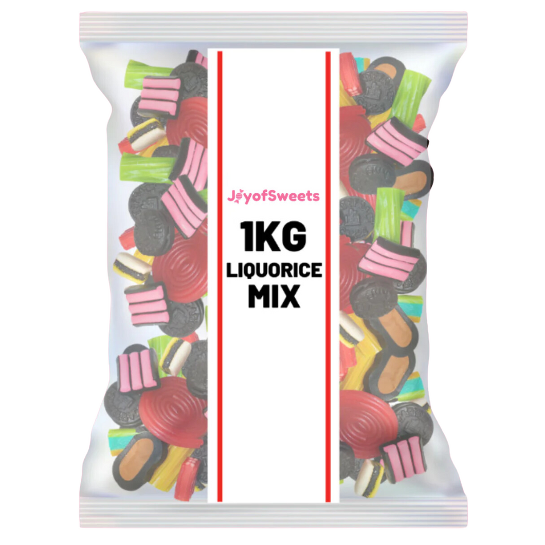 Liquorice Assortment Mix 1kg (Pre-made)