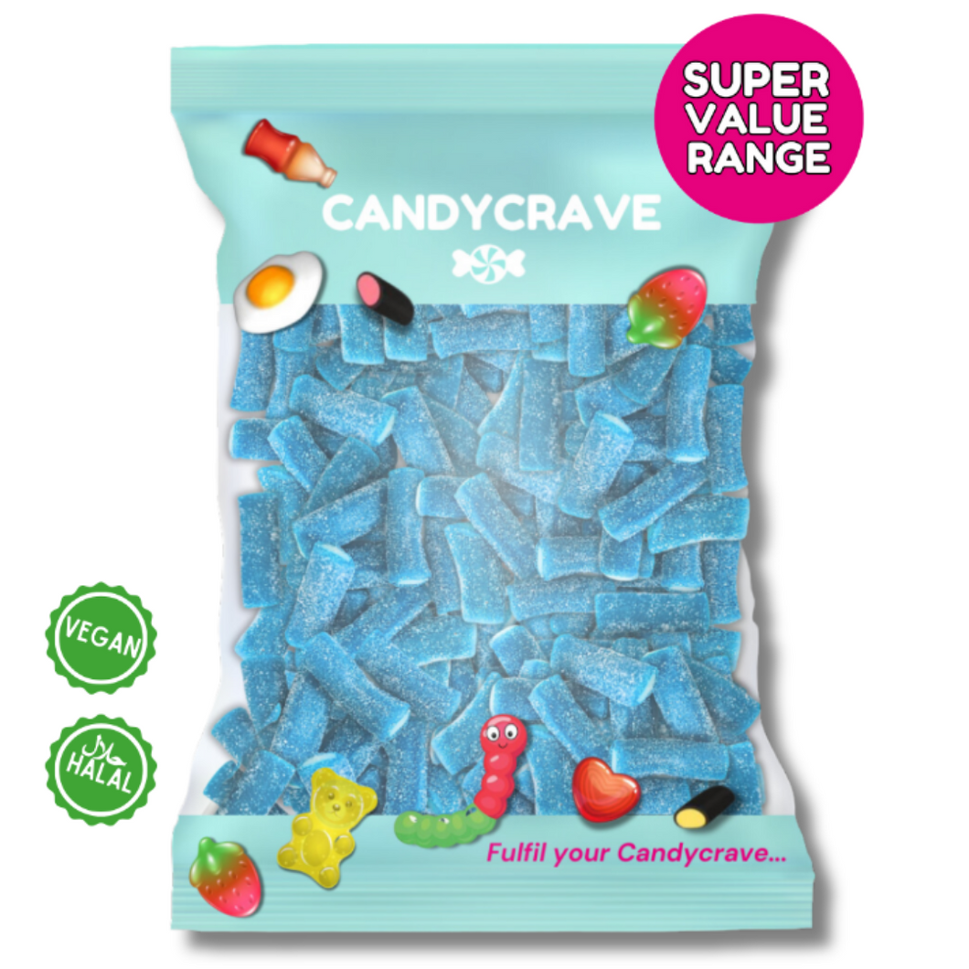 Fizzy Blue Raspberry Pencils 1kg