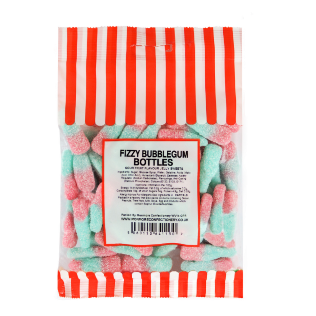 Fizzy Bubblegum Bottles (140g)