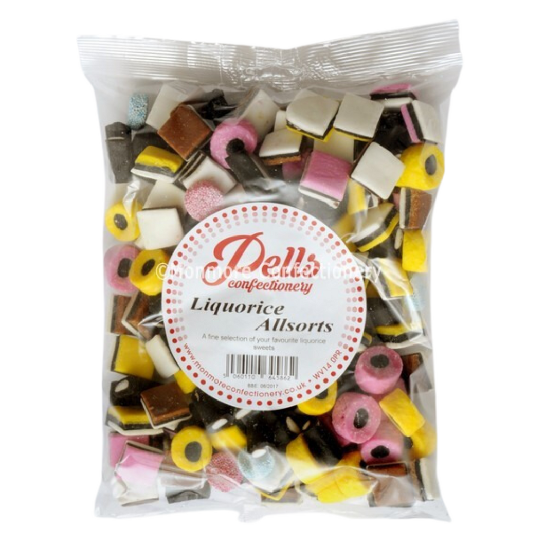 1kg Liquorice Allsorts (Pells)