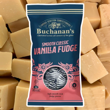 Load image into Gallery viewer, Buchanan&#39;s Smooth Classic Vanilla Fudge Bag 140g
