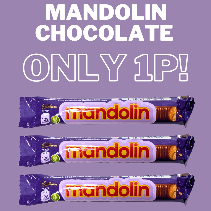 Cadburys Mandolin **ONE PER CUSTOMER**