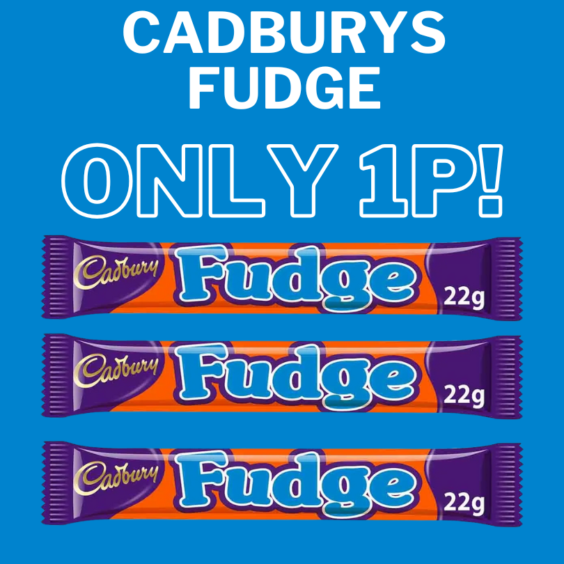 Cadburys Fudge 22g **ONE PER CUSTOMER**