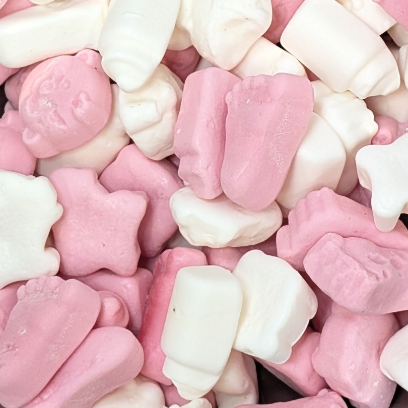 Baby Pink and White Foams (100g)