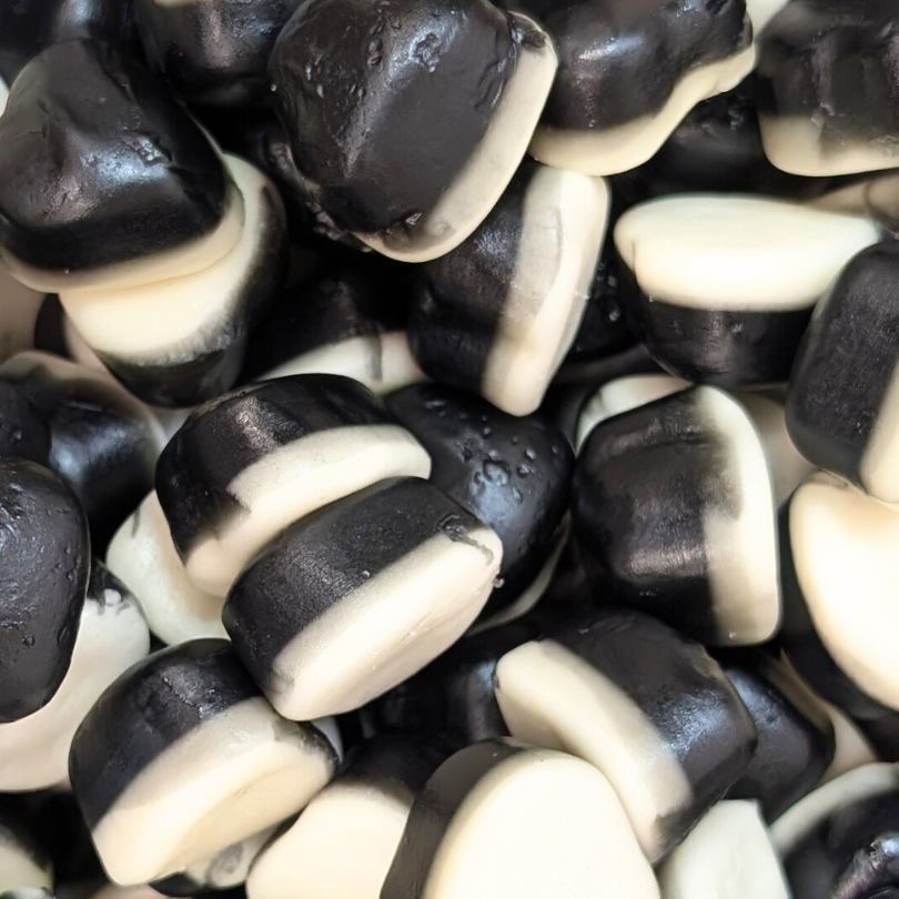 Black Liquorice Hearts (100g)