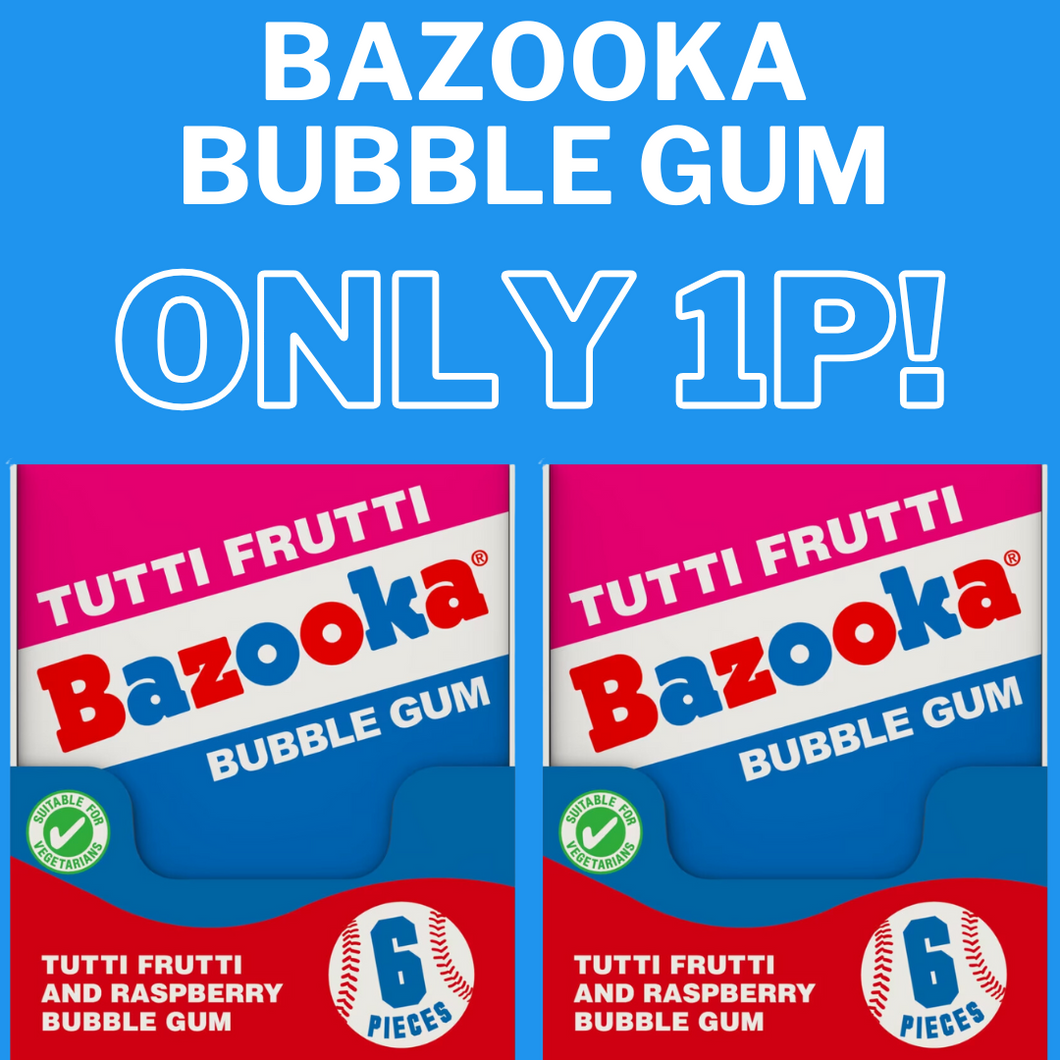 Bazooka Original Bubblegum Wallet 33g **ONE PER CUSTOMER**