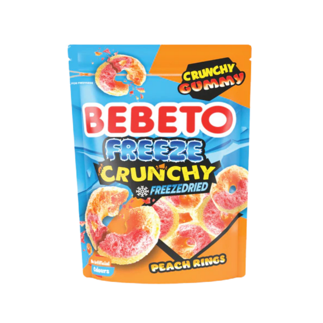 Bebeto Freeze Dried Peach Rings 35g