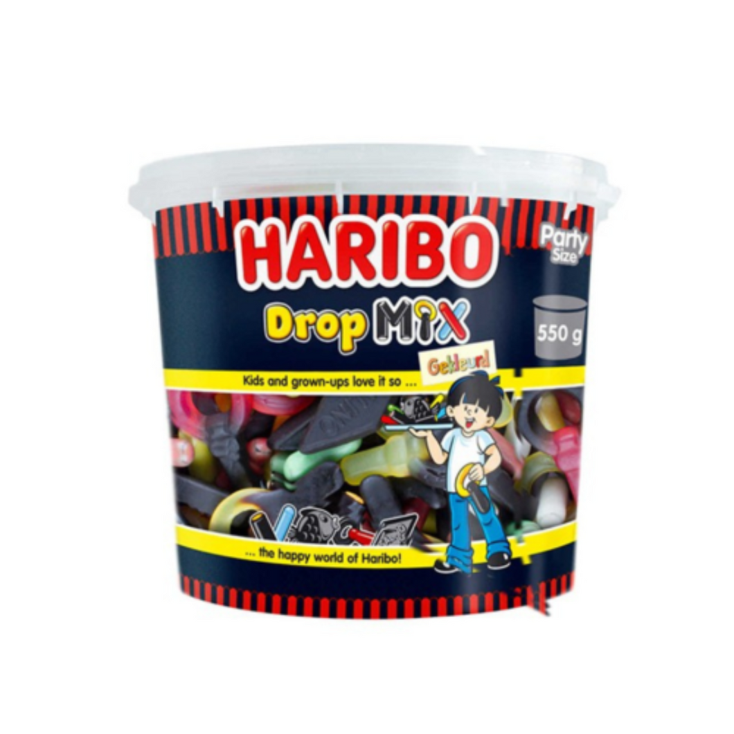 Haribo Drop Mix Tub 550g