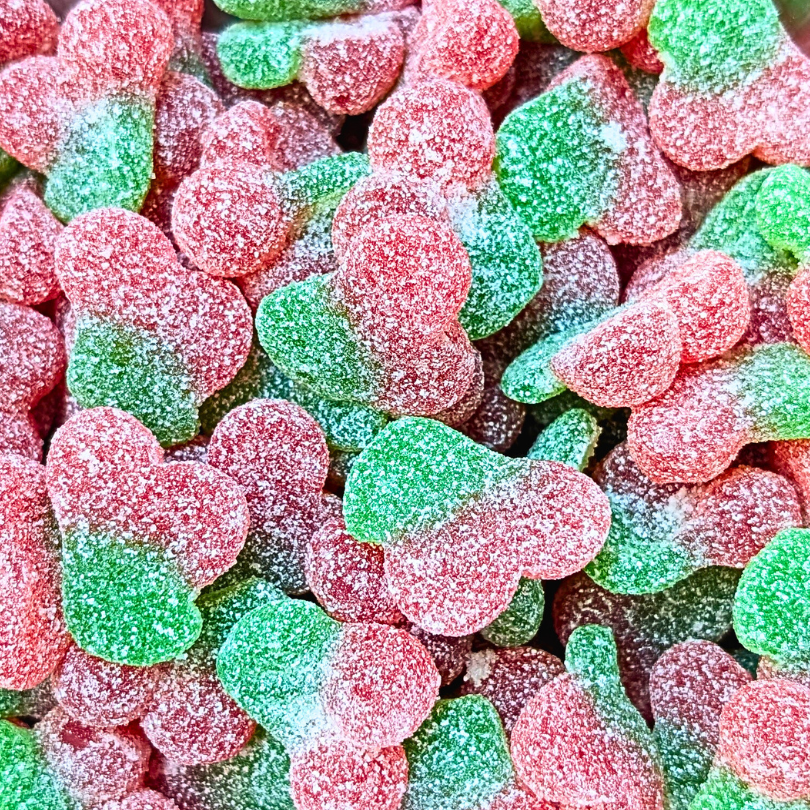 Buy Fizzy Twin Cherries (100G) (Vegan) sour pick n mix sweets from joyofsweets.com