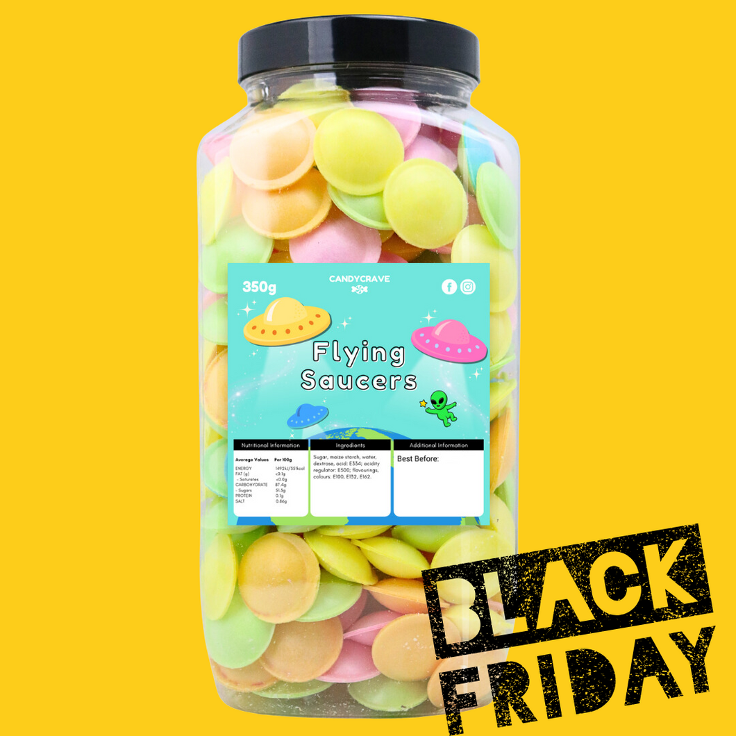 Flying Saucers 350g Jar