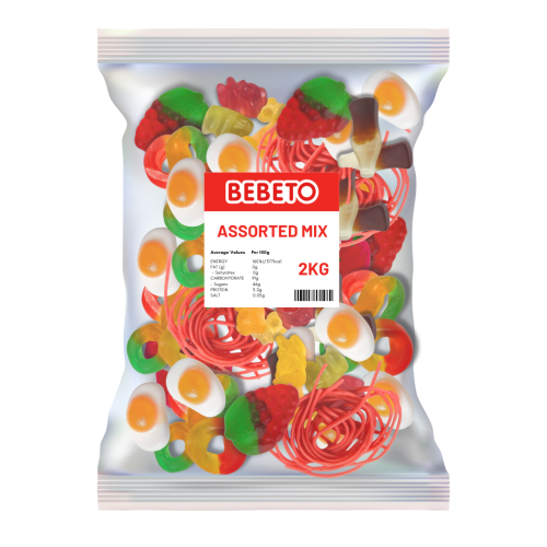 Bebeto Gummy Mix 2kg (Halal)